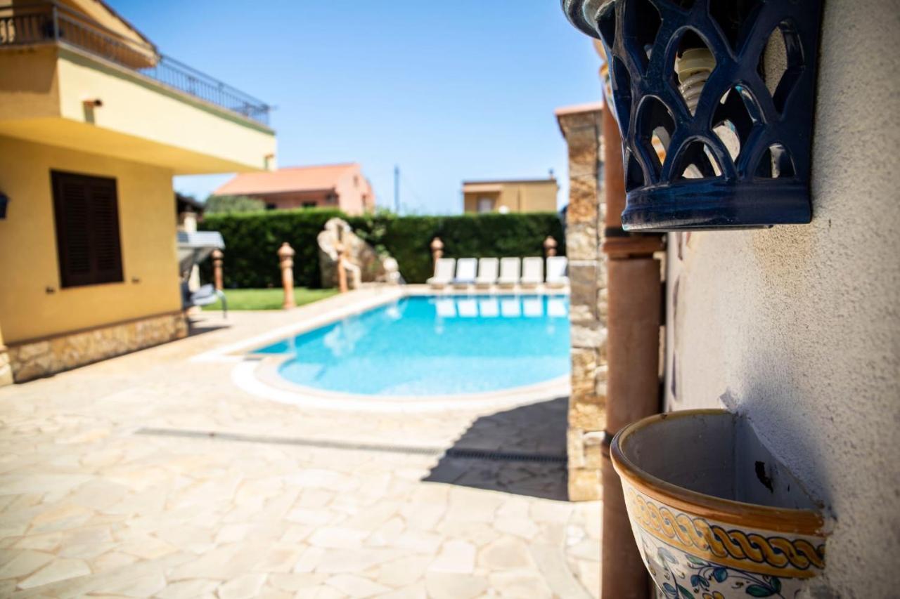 Dimora Fanale, Villa Esclusiva Con Piscina Privata - Fanale Rentals Altavilla Milicia Eksteriør billede