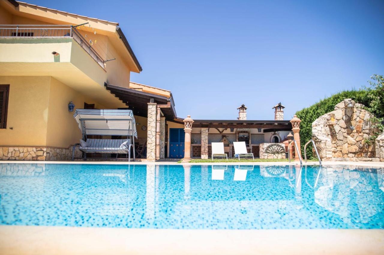 Dimora Fanale, Villa Esclusiva Con Piscina Privata - Fanale Rentals Altavilla Milicia Eksteriør billede