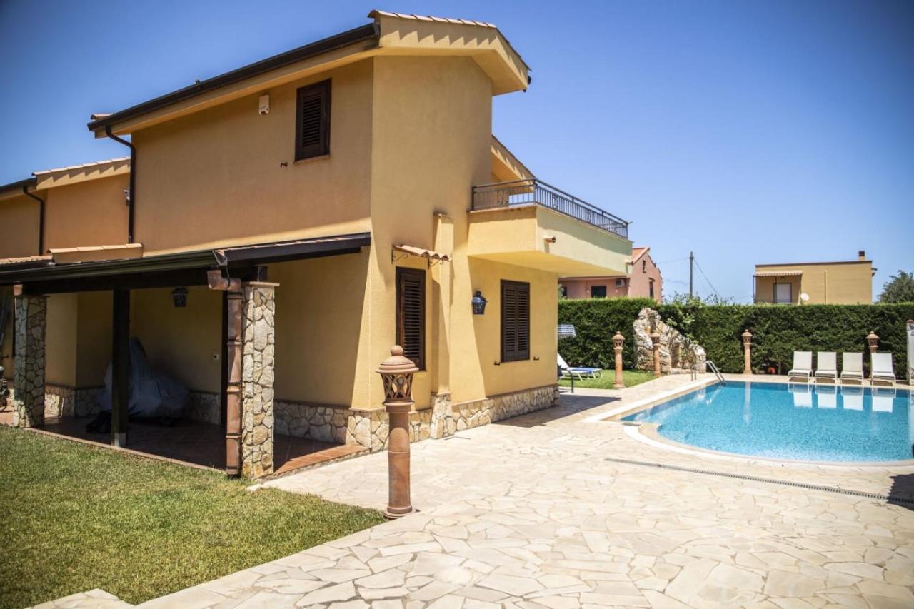 Dimora Fanale, Villa Esclusiva Con Piscina Privata - Fanale Rentals Altavilla Milicia Eksteriør billede